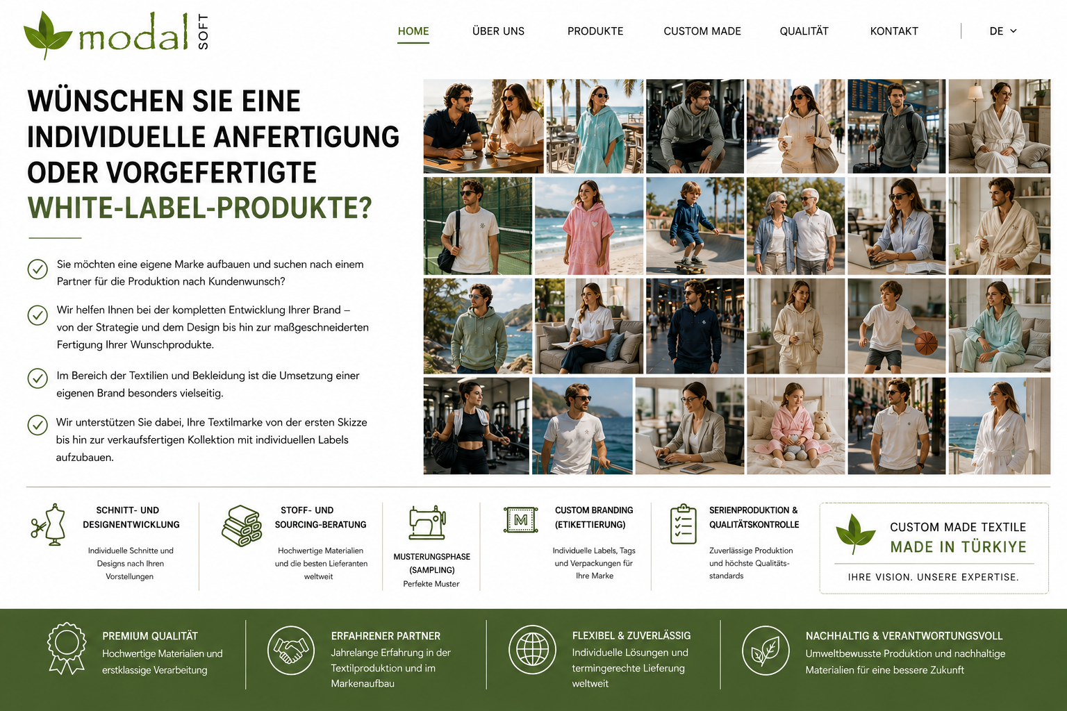 Modal Textile private label and custom textile products