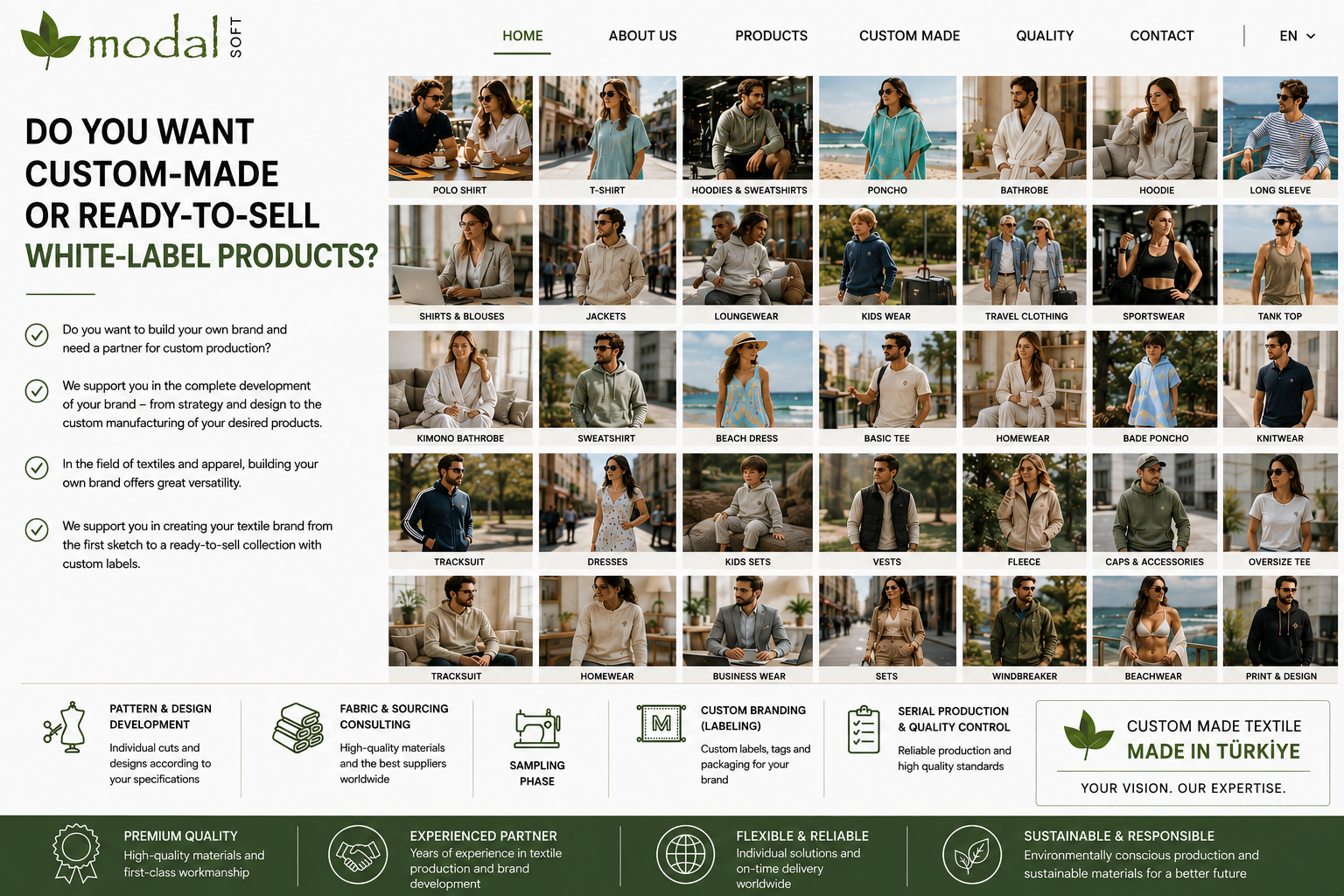 Modal Textile custom made hotel and hospitality textile collection